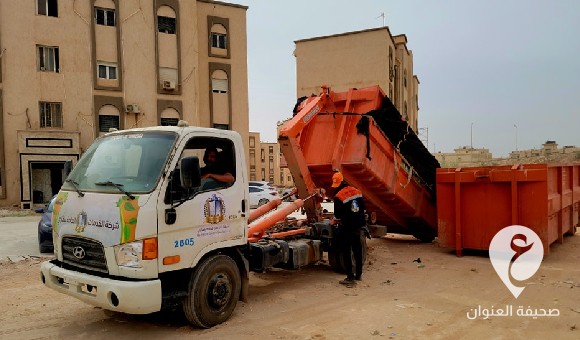 إطلاق حملات نظافة لإزالة آثار الأضاحي من شوارع بنغازي - PSDالعنوان 2024 06 17T161307.761