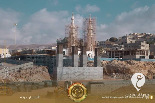 إعمار درنة: استمرار أعمال إنشاء كوبري الصحابة بمجرى وادي درنة - 452945339 122173023386173796 4964867442481193429 n