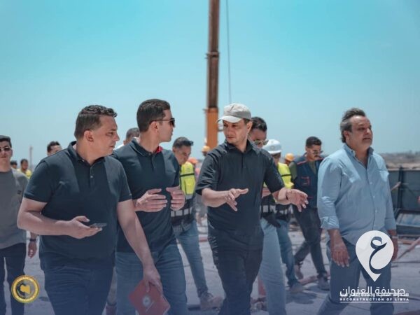 بلقاسم خليفة يجري جولة تفقدية داخل مواقع مشاريع جسور مدينة بنغازي - 453251962 122144023244264579 5160105725182488897 n