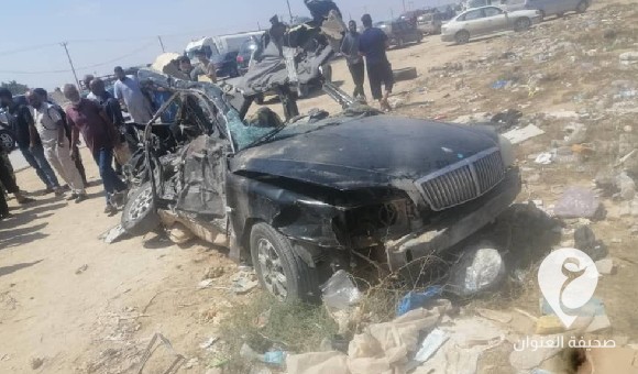 بينهم 3 أشقاء.. مصرع 4 من عائلة واحدة في حادث تصادم شرقي بنغازي 1 بينهم 3 أشقاء.. مصرع 4 من عائلة واحدة في حادث تصادم شرقي بنغازي