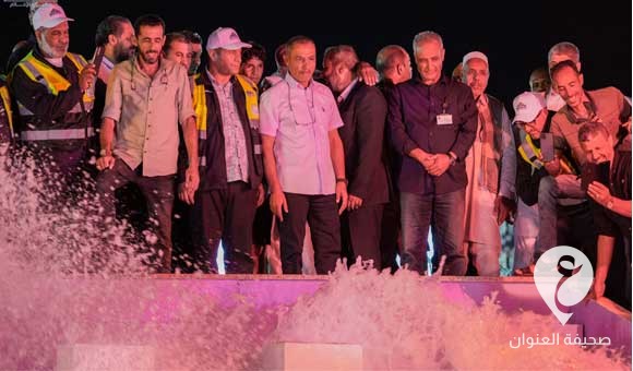 مياه النهر الصناعي تصل تاجوراء للمرة الأولى - PSD العنوان 35