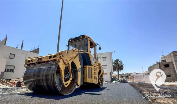 لتخفيف الازدحام المروري.. رصف طريق جديد في درنة - PSD العنوان 39