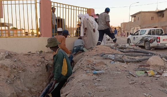 شركة الكهرباء: نسابق الزمن لإعادة التيار الكهربائي إلى مرزق  - PSDالعنوان 2024 07 13T015919.130