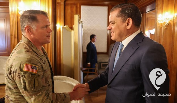 الدبيبة يبحث في طرابلس مع قائد (أفريكوم) التعاون الليبي الأمريكي 1 الدبيبة يبحث في طرابلس مع قائد (أفريكوم) التعاون الليبي الأمريكي