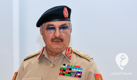 القائد العام المشير حفتر يوجه برقية تعزية إلى الدبيبة في وفاة نجله
