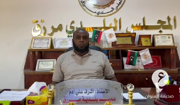 عميد بلدية مرزق وحدات الجيش وفرق الهلال الأحمر تنتشر في شوارع البلدية - PSD العنوان 20