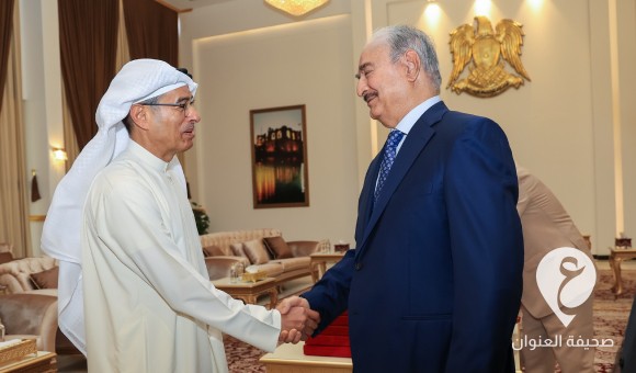 المشير حفتر يلتقي وفد شركة إعمار الإماراتية بعد توقيعها لعقود مهمة مع الجهاز الوطني للتنمية - PSDالعنوان 2024 07 19T104049 1 5 4 2 1 5 9 3 1