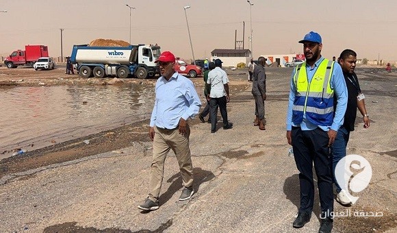 البريقة تستأنف العمل داخل مستودع سبها النفطي - 22