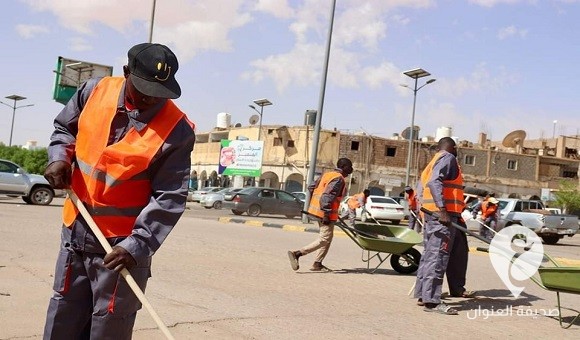 إطلاق حملة تنظيف في سبها بعد الأمطار الغزيرة - 461337176 864257719147552 6856351107669691465 n