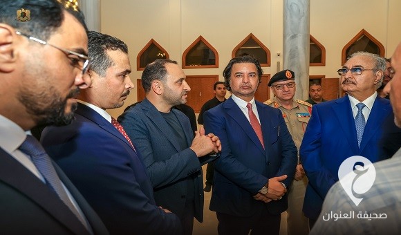 حفتر والمستشار صالح في زيارة ميدانية لمتابعة أعمال الإعمار بدرنة - 461432948 866042765708350 3795010418672824134 n