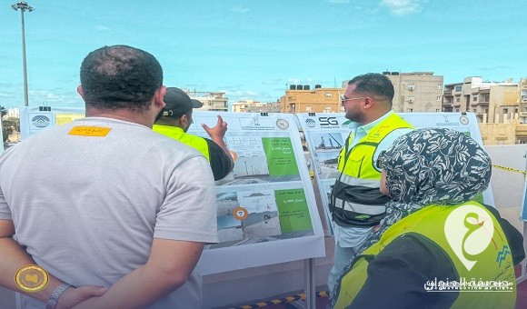 انتهاء تجربة تحميل الأثقال على جسر السلماني في بنغازي 5 انتهاء تجربة تحميل الأثقال على جسر السلماني في بنغازي - 461508258 122156712950264579 6737608189198129339 n