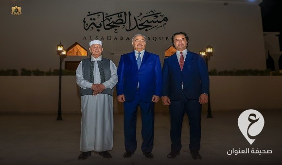 حفتر والمستشار صالح في زيارة ميدانية لمتابعة أعمال الإعمار بدرنة - 461560983 866042965708330 3345055586329336648 n
