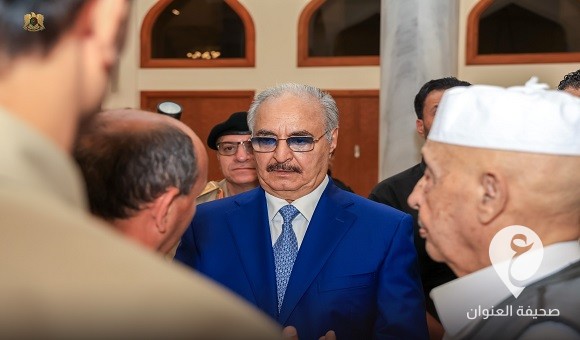 حفتر والمستشار صالح في زيارة ميدانية لمتابعة أعمال الإعمار بدرنة - 461573855 866042659041694 8349553977997686763 n