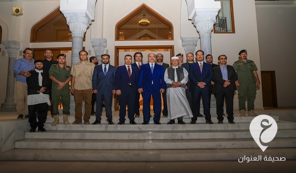 حفتر والمستشار صالح في زيارة ميدانية لمتابعة أعمال الإعمار بدرنة - 461597457 866042799041680 4389701651436233850 n