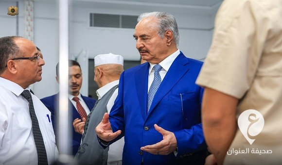 حفتر والمستشار صالح في زيارة ميدانية لمتابعة أعمال الإعمار بدرنة - 461611338 866040742375219 3076002599769879693 n