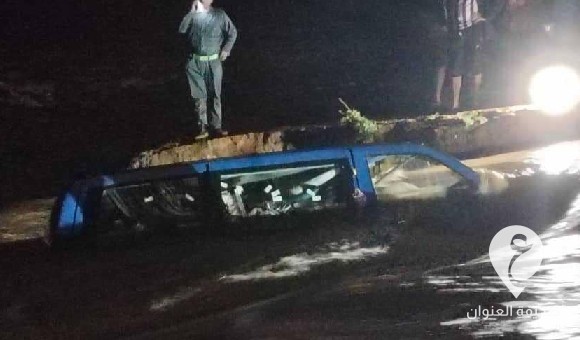 وفاة رجل جرفته السيول في وادي وشتاتة بين ترهونة وبني وليد