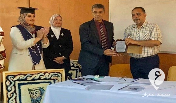 التربية الفنية تكرم مراقبة آثار بنغازي وتبحث التعاون المشترك - 462704785 1063556865770422 6776674413371985855 n