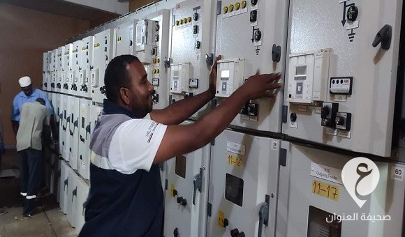 الكهرباء: إعادة تشغيل محطة تحويل سبها - 463409992 862457726077983 5443146852886637542 n