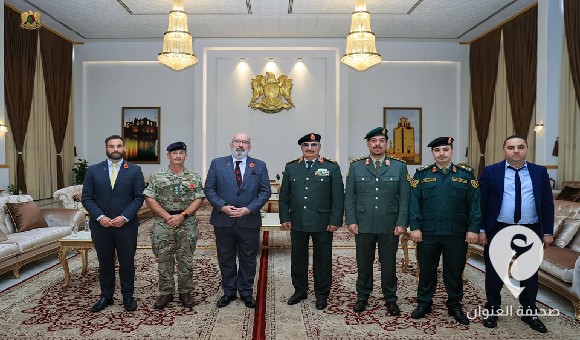 القائد العام يبحث مع سفير المملكة المتحدة التطورات السياسية في ليبيا 1 القائد العام يبحث مع سفير المملكة المتحدة التطورات السياسية في ليبيا