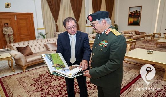 إجراء الانتخابات في ليبيا محور لقاء حفتر وسفير روسيا - 466739646 902407488738544 3458334693682872084 n