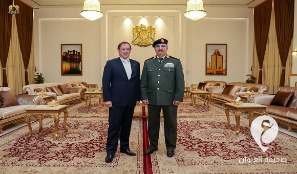 إجراء الانتخابات في ليبيا محور لقاء حفتر وسفير روسيا - 467183954 902407582071868 332644074532903456 n