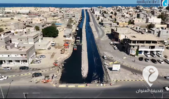 الوطني للتنمية: الشروع في صيانة وتطوير طريق الشط المزدوج في سرت 