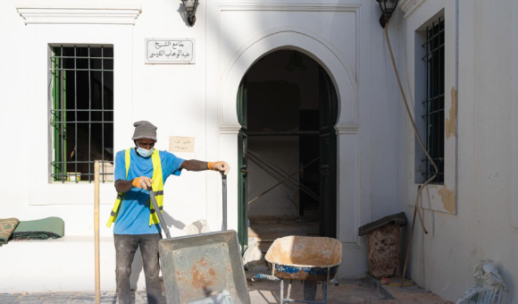 جامع الشيخ عبدالوهاب القيسي: شاهد تاريخي يخضع للترميم في طرابلس 3 جامع الشيخ عبدالوهاب القيسي: شاهد تاريخي يخضع للترميم في طرابلس - PSDالعنوان 2024 08 16T100534 5