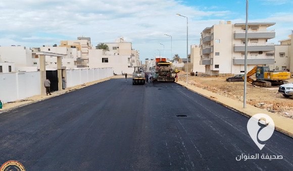  إعمار درنة يباشر أعمال تطوير الطرق ويختبر قدرة جسر وادي مرقص