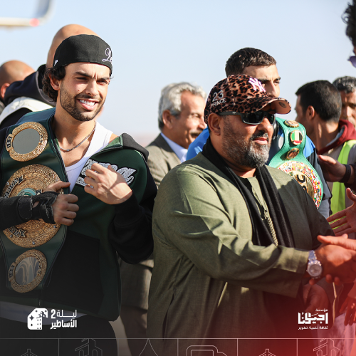 أسطورة الملاكمة نسيم حميد في بنغازي لمتابعة نزال الفلاح في "ليلة الأساطير الثانية" - 469182620 122142662132348732 5928900535758983883 n