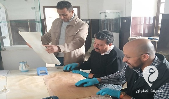 مراقبة آثار بنغازي تشرع في فهرسة وترميم 200 خريطة أثرية - 469814134 1109215687871206 2835321393289700329 n
