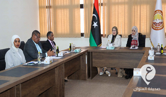 شنيب تناقش دعم النازحين السودانيين وتشيد بدور القيادة العامة والحكومة الليبية