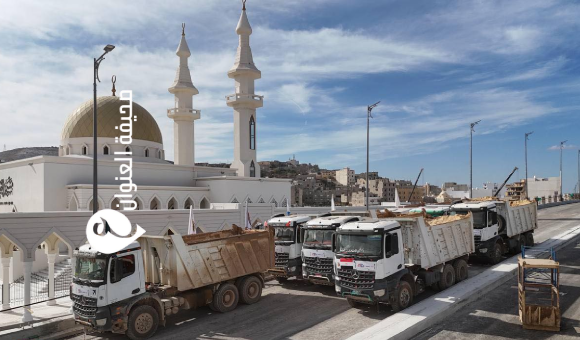 اختبارات تحمل ناجحة لجسر الصحابة في درنة استعدادًا لتشغيله - psd elenwan 3 19