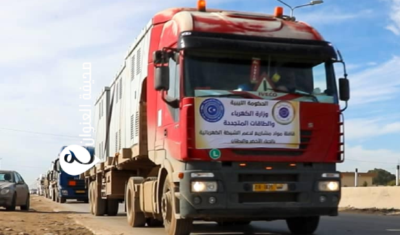 وزارة الكهرباء تطلق قافلة لدعم شبكة الكهرباء في مدن ومناطق البطنان - psd elenwan 3 9