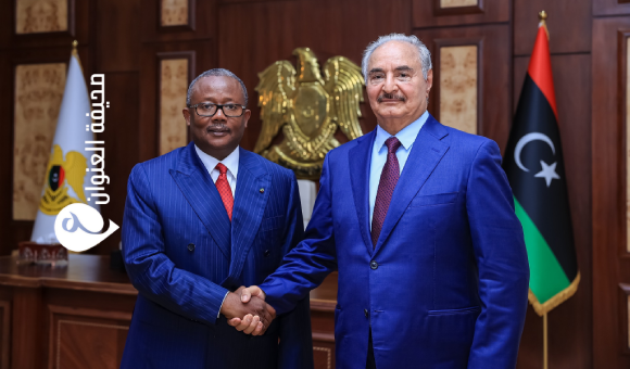 حفتر يبحث مع رئيس غينيا بيساو آخر المستجدات في ليبيا والجهود الأفريقية لحل الأزمة