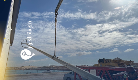 الشروع في أعمال الكهرباء والإنارة بميناء سرت البحري استعدادًا لاستقبال أولى السفن - psd elenwan 5 5