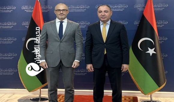 أورلاندو يؤكد دعم الاتحاد الأوروبي لليبيا خلال لقاءه مع الباعور 