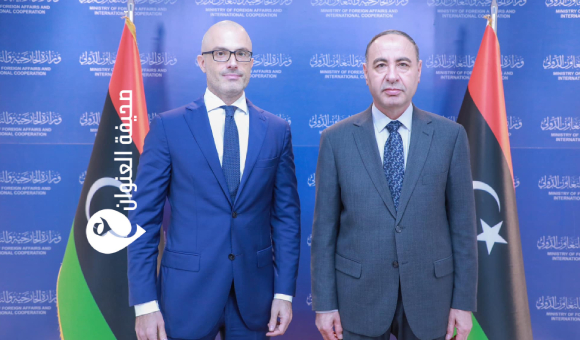 الباعور يبحث تعزيز التعاون مع سفير الاتحاد الأوروبي لدى ليبيا - psd elenwan 114