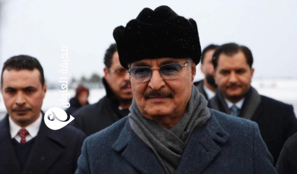 المشير حفتر يصل بيلاروسيا في زيارة رسمية - psd elenwan 2 14