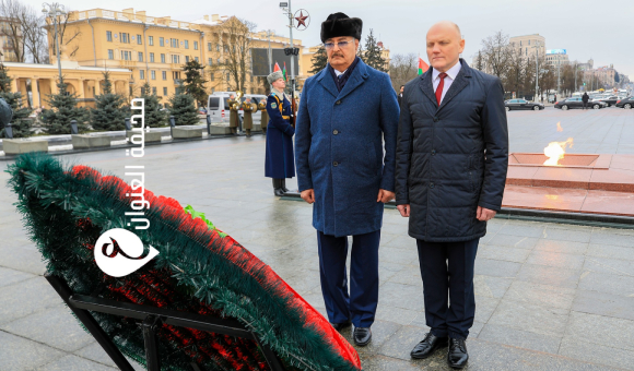 القائد العام يزور النصب التذكاري للجندي المجهول في العاصمة البيلاروسية مينسك 2 القائد العام يزور النصب التذكاري للجندي المجهول في العاصمة البيلاروسية مينسك - psd elenwan 2025 02 18T161946.351