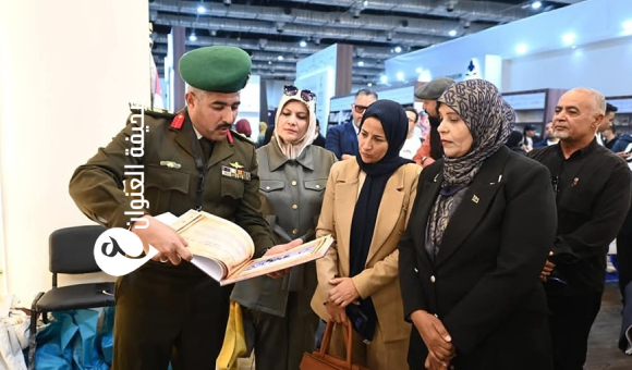 وزيرة الثقافة بالحكومة الليبية تشارك في فعاليات معرض القاهرة الدولي للكتاب - psd elenwan 3