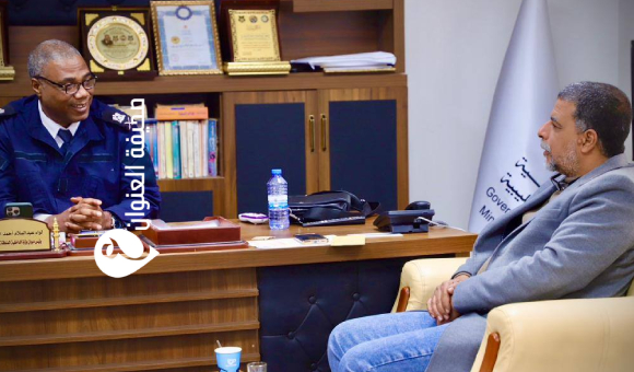 الداخلية والصحة تناقشان دعم الرعاية الصحية بمعهد تدريب الشرطة سبها - psd elenwan 4 2