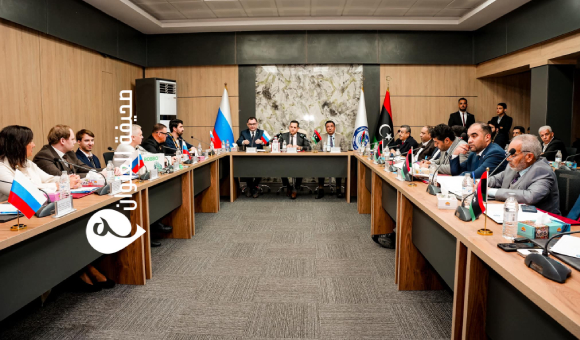 انطلاق فعاليات المنتدى الاقتصادي الليبي الروسي برعاية وزارة الخارجية - psd elenwan 4 8