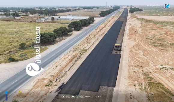 الوطني للتنمية: مواصلة العمل في مشروع الطريق الدولي سرت 