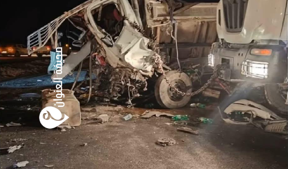 وفاة ثمانية أشخاص في حادث سير مروع على طريق جالو - الكفرة 