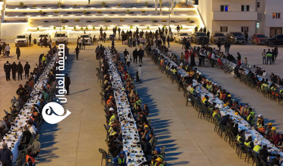 إفطار جماعي في درنة احتفاء بافتتاح جسر الصحابة - psd elenwan 6