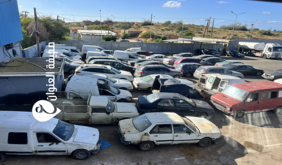 إنفاذ القانون تضبط سيارات معدة لتهريب الوقود عبر منفذ رأس اجدير 