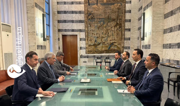 بالقاسم خليفة يناقش مع وزير الخارجية الإيطالي تعزيز التعاون في مجالات متعددة