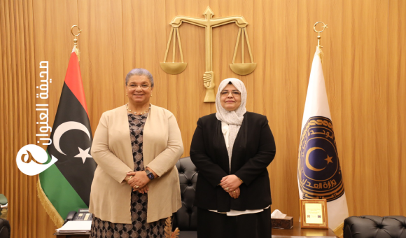تيته تبحث مع وزيرة العدل تعزيز حقوق الإنسان وإصلاح قطاع العدالة في ليبيا