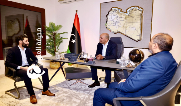 الكوني يلتقي وكيل ديوان المحاسبة لمناقشة قضايا الرقابة المالية