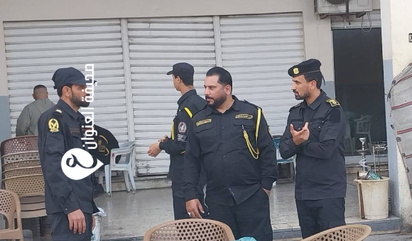 الحرس البلدي بنغازي ينفذ حملة تفتيشية على المقاهي والمطاعم - psd elenwan 1 28